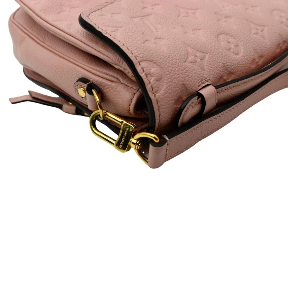 LOUIS VUITTON Metis Pochette Empreinte Leather Crossbody Bag Pink - Picture 6 of 12